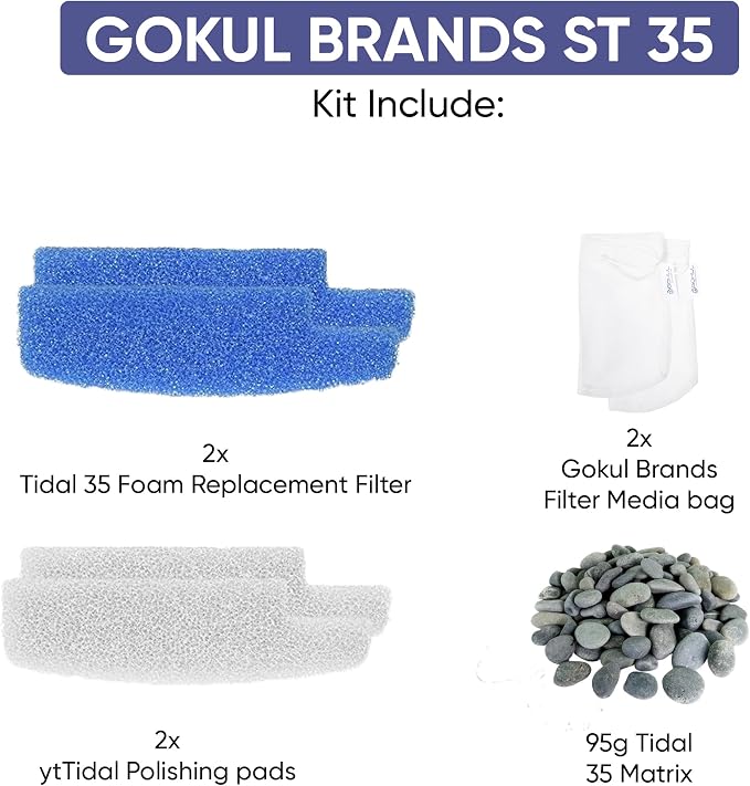 Tidal 35 Filter Maintenance and Replacement Filter Media Kit, Including - Image 2