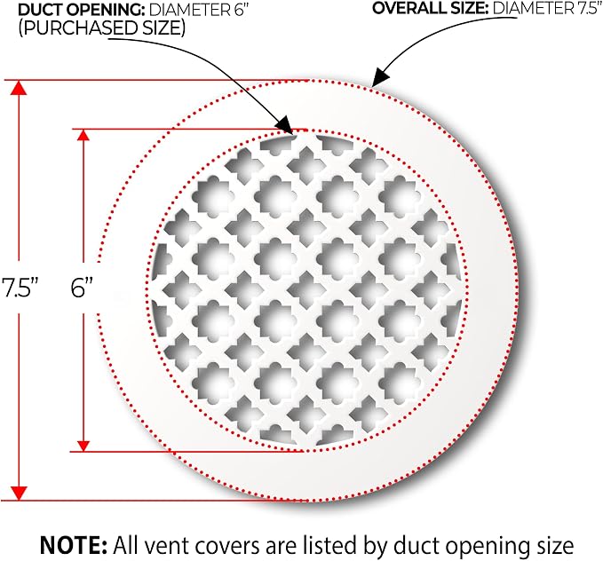SABA Home Decor Air Vent Cover Grille - Image 4