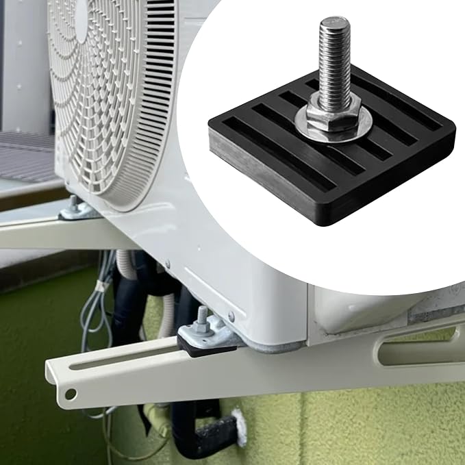 MY MIRONEY 8 Pack Anti Vibration Pads Air Conditioner Rubber Vibration Isolator - Image 6