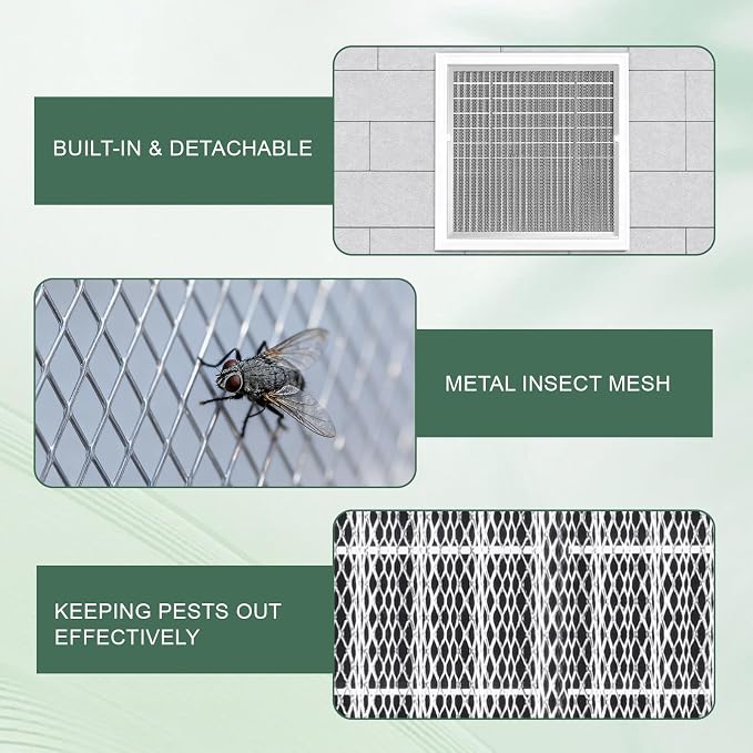 2-Pack Paintable Gable Vents - Image 4