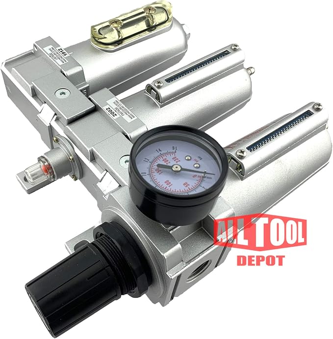 1/2" NPT HEAVY DUTY Industrial Grade Filter Regulator Coalescing Desiccant - Image 5