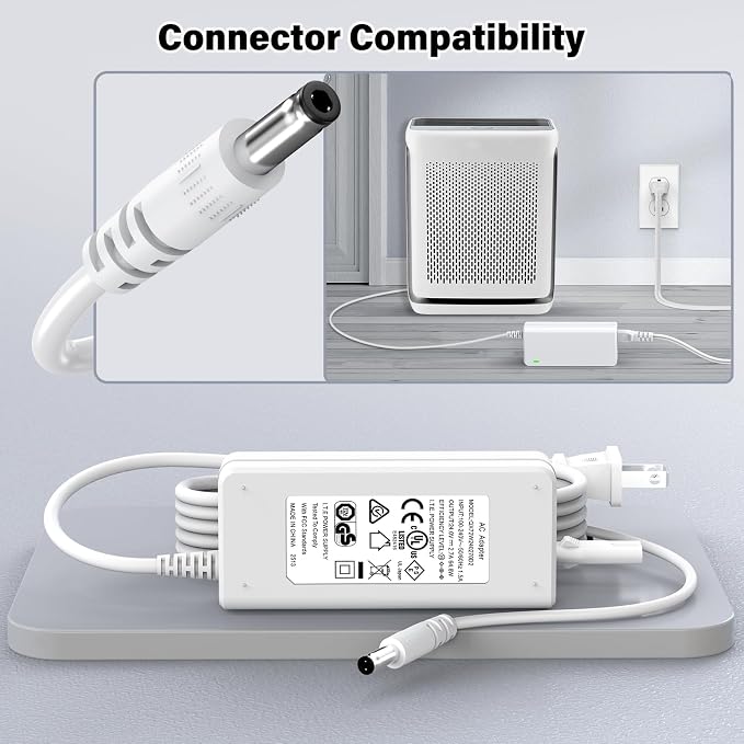 24V Air Purifier Charger Replacement Compatible - Image 4