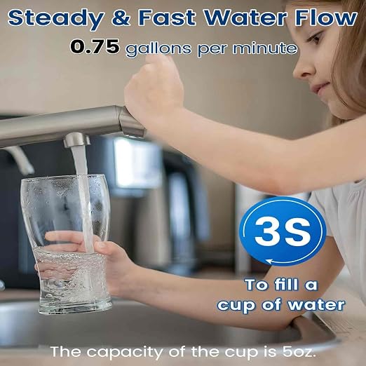 Vortopt Under Sink Water Filter System, Kitchen Sink Water Filter, NSF/ANSI 42 - Image 7