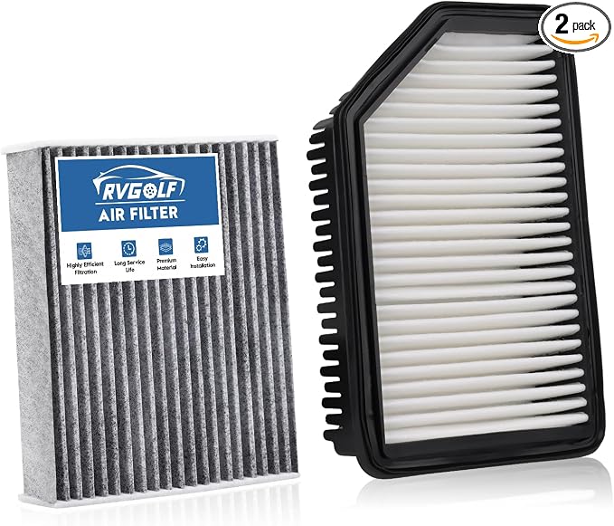 Engine+Cabin Air Filters Fit for 2014 2015 2016 2017 2018 2019 Kia Soul L4 1.6L by RVgolf
