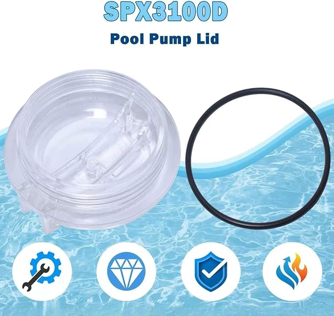 Pool Lid Replacement Thread Strainer Cover Pool Leaf Trap Sand Filter Acrylic - Image 8