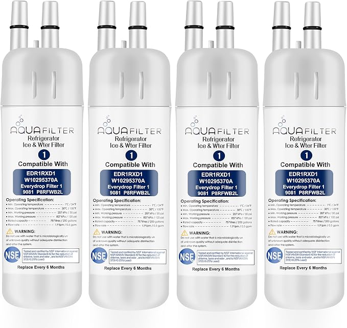 FILTER1 W10295370 A Refrigerator Water Filter Replacement Compatible by MMFILTER