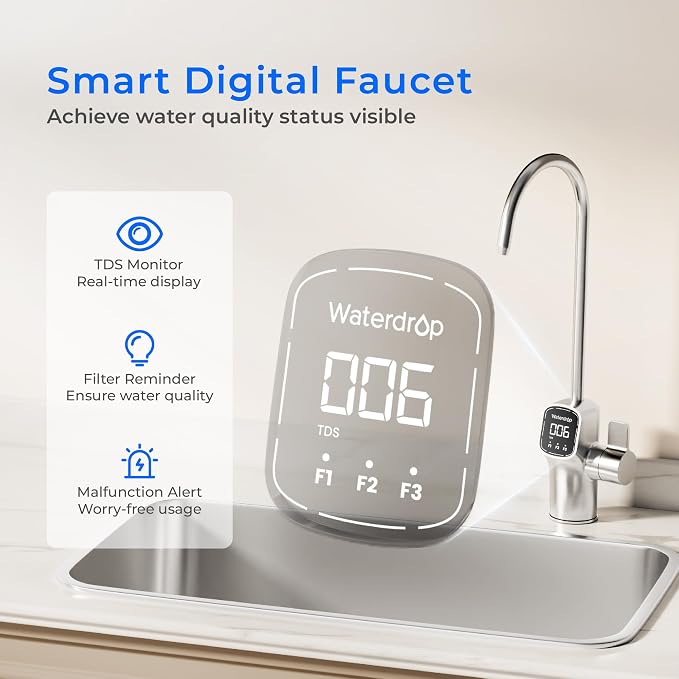 Waterdrop X8-Basic Reverse Osmosis System, NSF/ANSI 42&58&372 Certified - Image 8