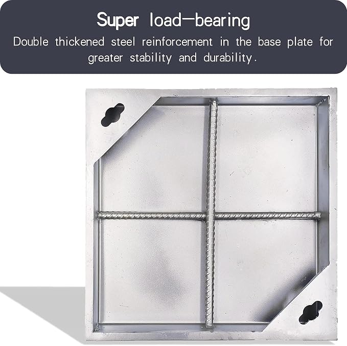 16x16 Invisible Stainless Steel Manhole Cover and Frame - Image 4