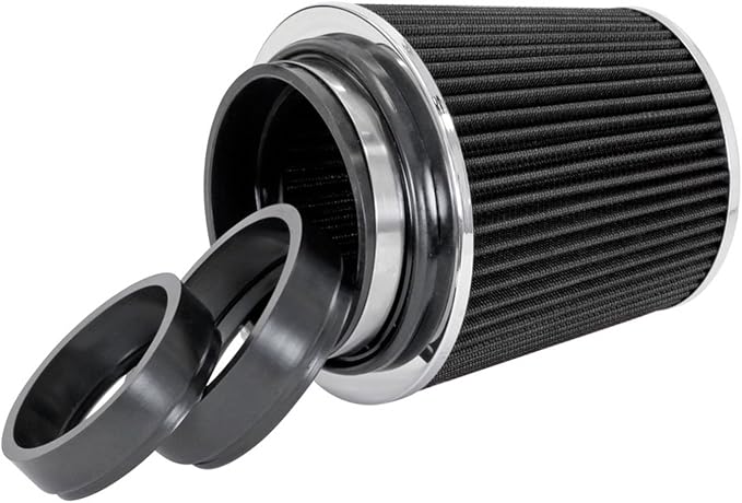 Spectre Universal Clamp-On Air Filter: High Performance, Washable Filter: Round - Image 3