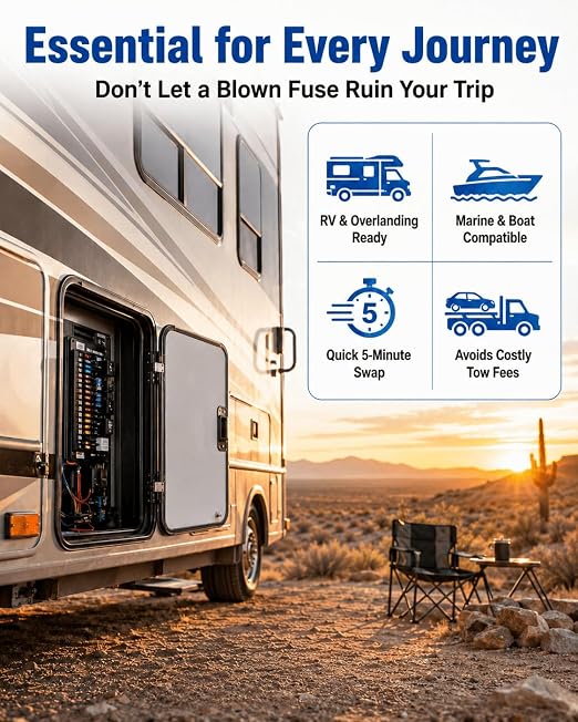 Riseuvo 150 Pcs Standard Automotive Fuse Kit - Image 6