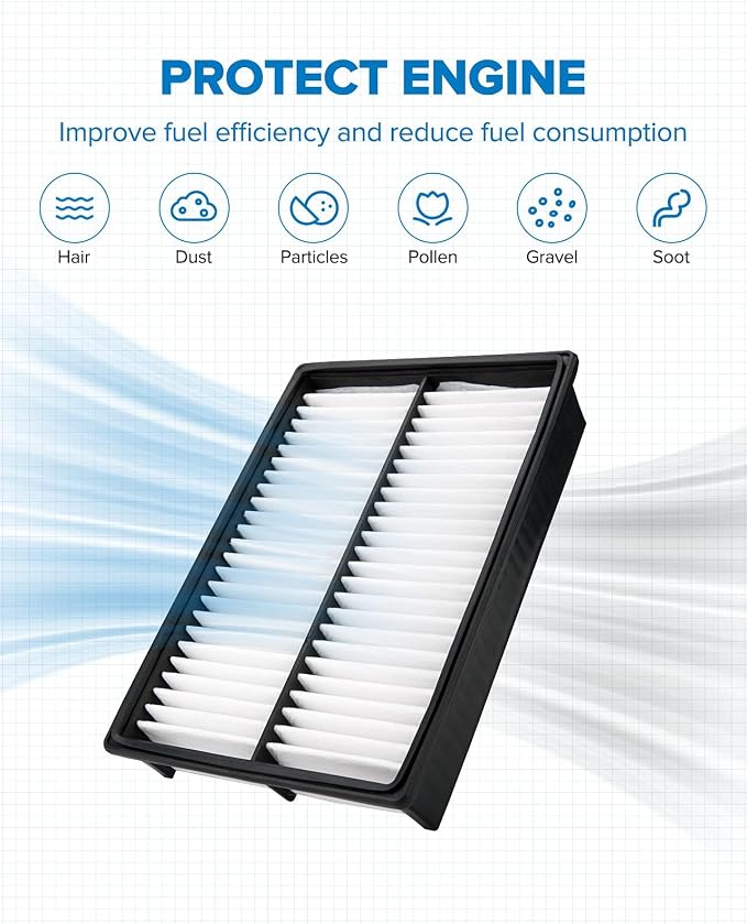 PHILTOP Engine Air Filter CA9898 Replacement - Image 2