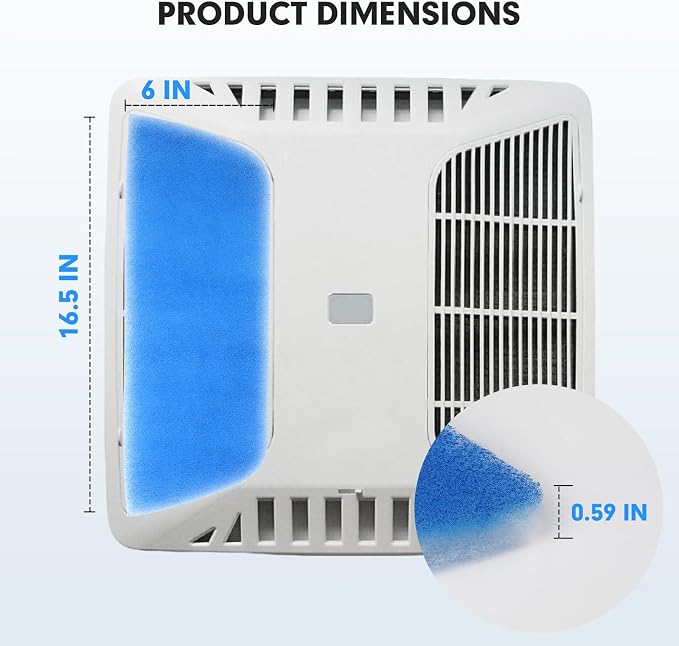 6-Pcs RV AC Filters 16''x6'' Replacement - Image 3