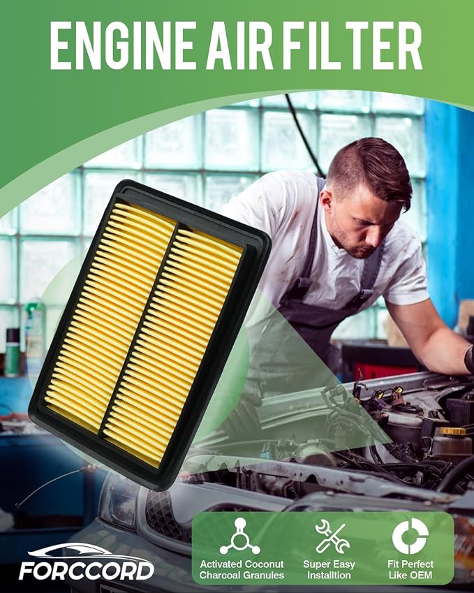 Cabin & Engine Air Filter Fit for Nissan Rogue 2.5L, Rogue 2.0L Hybrid - Image 2