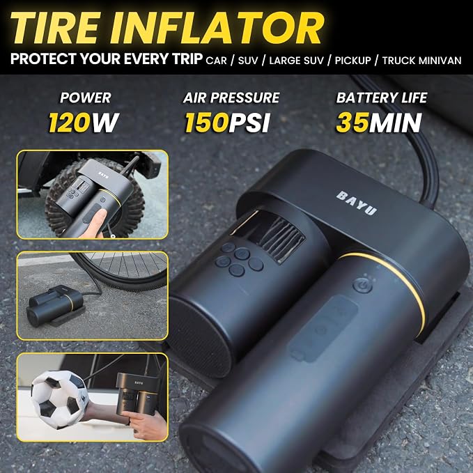 BAYU 6 in 1 Car Jump Starter Kit - Image 4