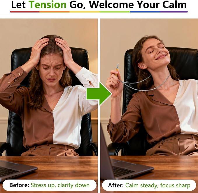 ASTOFLI Breathing Necklace for Anxiety Relief – Flavored Air Breathe Necklace - Image 2