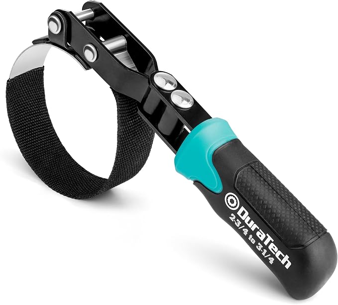 DURATECH Anti-Slip Small Swivel Oil Filter Wrench, Oil Filter Removal Tool Fits by DURATECH