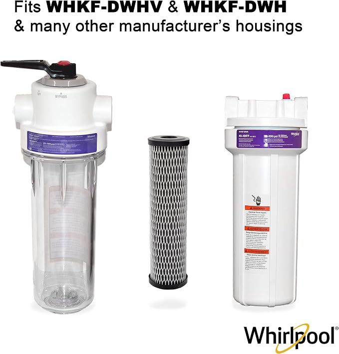 Whirlpool 5-Micron 10 x 2.5 inch CTO Replacement Water Filter WHKF-WHWC - Image 5