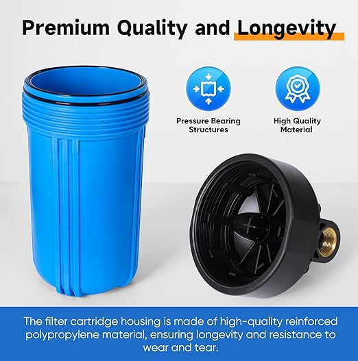 PUREPLUS 2-Stage Whole House Water Filtration System, NSF/ANSI 42 Certified - Image 6