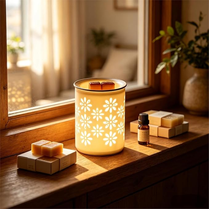 Dicimi Candle Warmer Lamp with Timer, 2-in-1 Wax Melt Warmer and Night Light - Image 7