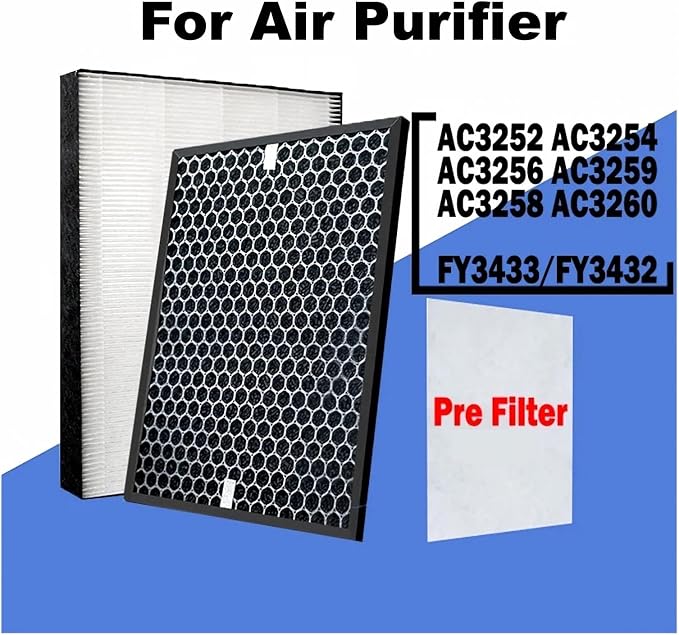 FY3432 FY3433 Replacement HEPA Carbon Filter，Compatible - Image 2