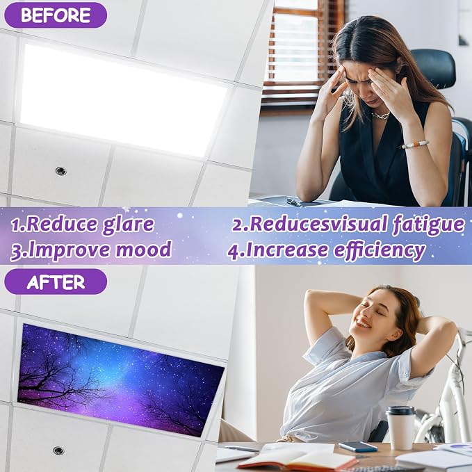 8 Pcs Fluorescent Light Covers - Image 3