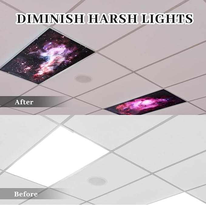 ROCEEI Pack of 4 Fluorescent Light Covers - Image 3