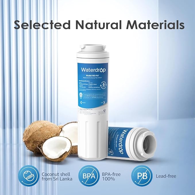 Waterdrop UKF8001 Refrigerator Water Filter 4, Replacement - Image 8