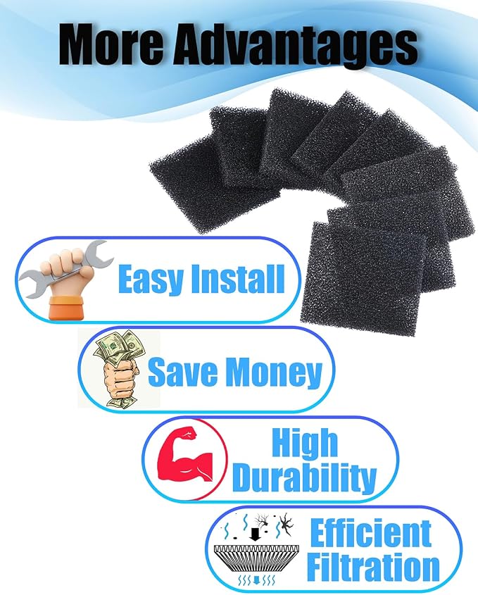20 Pack Filter Sponges Foam Replacement - Image 5