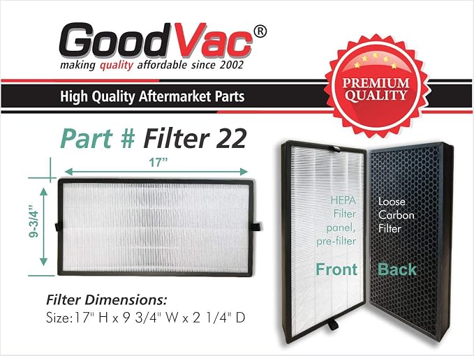 H13 True HEPA Filter Kit Compatible - Image 2