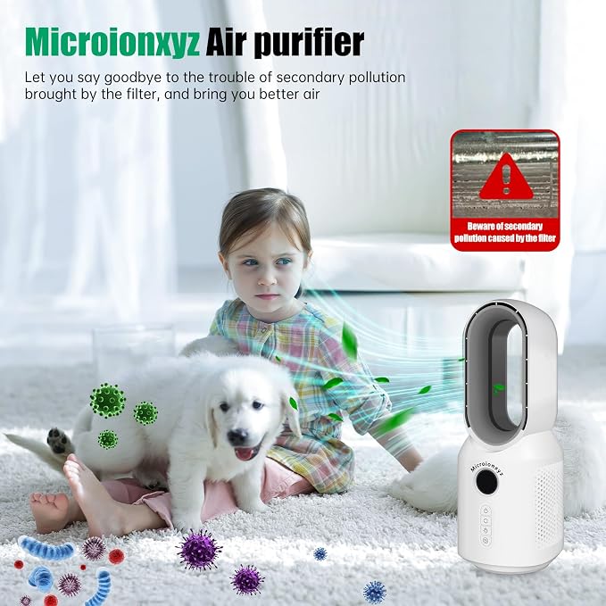 F8-AR Anion fans，air purifier machine ，No Consumables，Remove - Image 5
