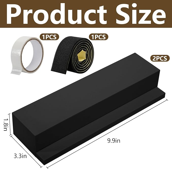moonoom 2 Pack Air Conditioner Foam Block, Window AC Side Foam Block Kit - Image 2