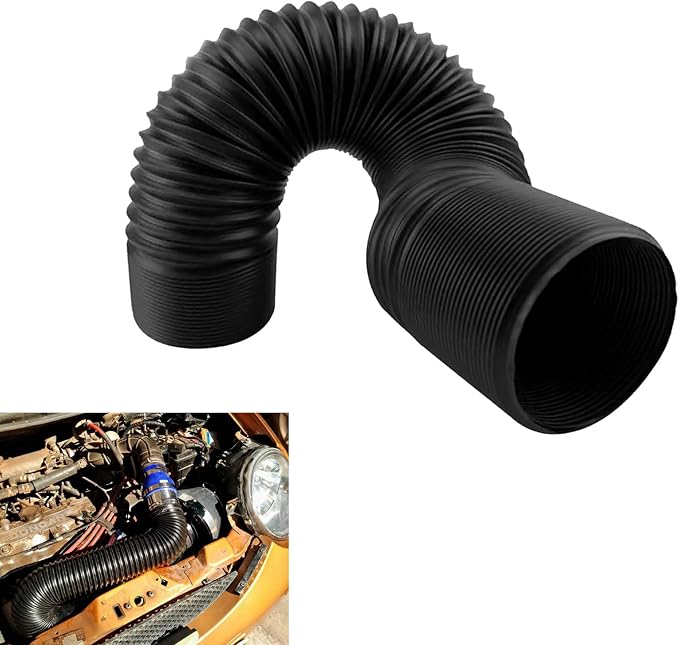 Car Air Intake Pipe, 2.9" Leak-proof Bendable Feed Expansion Hose by Unknown