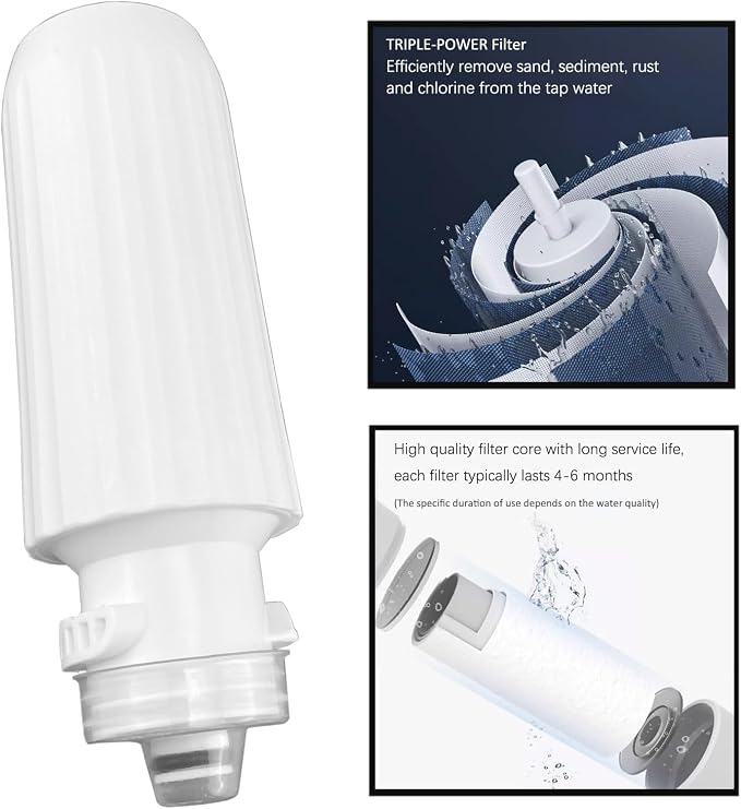 4pcs replaceable Filter Cores for FANLIDE Bidet Water Filter System - Image 2
