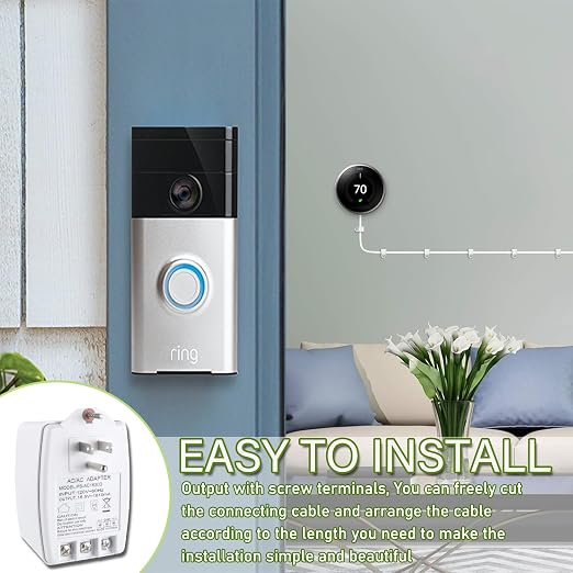 16.5V 1810mA Plug in Thermostat and Doorbell Transformer 16.5 Volt Transformer - Image 6