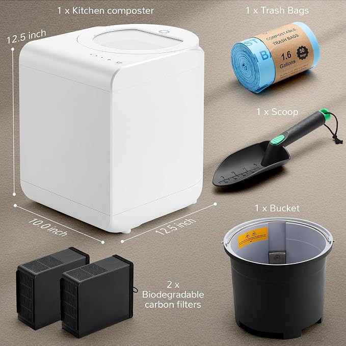 Airthereal Revive R500-V Electric Kitchen Composter - Image 9