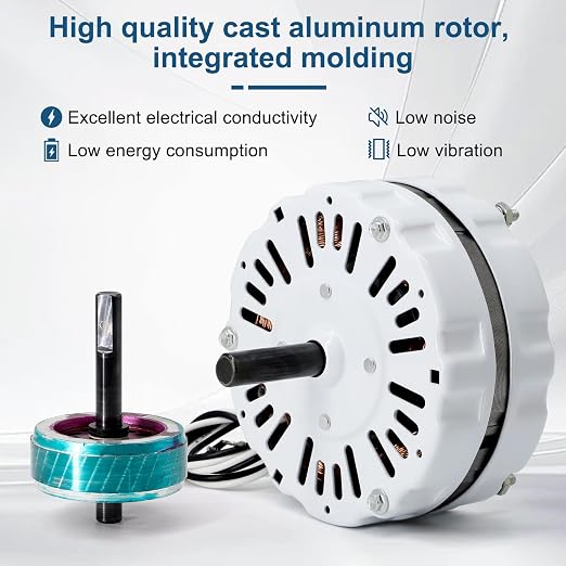 Criditpid Replacement F0510B2497 Lomanco Power Vent Attic Fan Motor Kit - Image 3