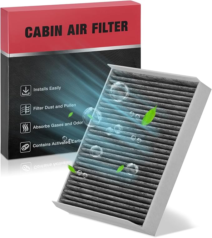 BDFHYK Cabin Air Filter with Activated Carbon Compatible with Mercedes-Benz C300 by BDFHYK