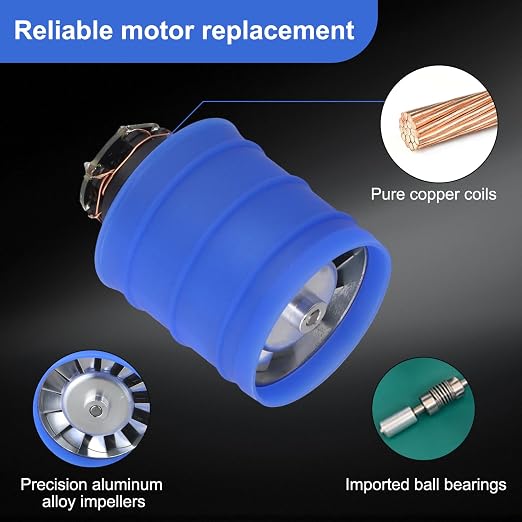 12V for MINI DC Brushless Motor High Motor 130000 RPM Turbo Blower 110000 RPM - Image 2