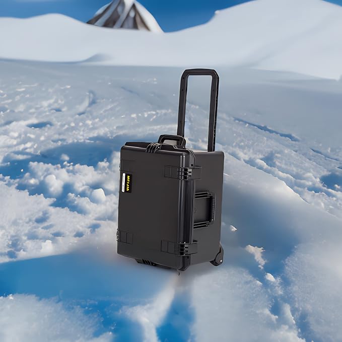 MEIJIA Portable All Weather Waterproof Rolling Hard Camera Case - Image 3