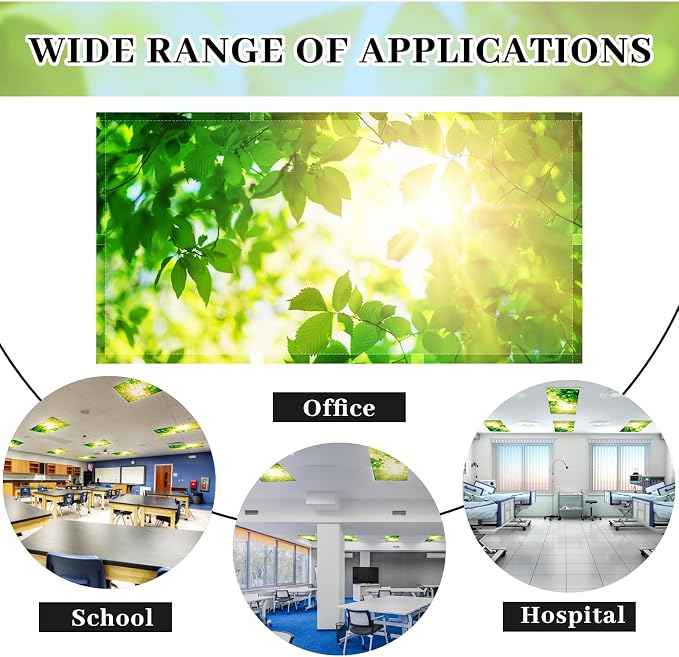 Patelai 4 x 2 Feet Fabric Fluorescent Light Cover - Image 3