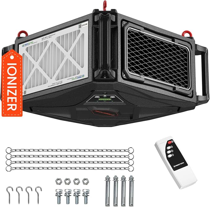 Abestorm 270 Degree Intake Air Filtration System, Built-in Ionizer, 780 CFM by AbestormSolutionsINC