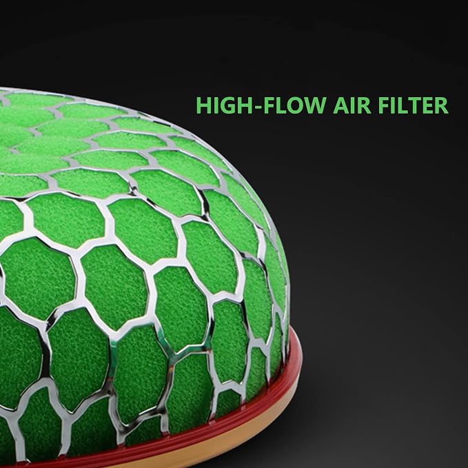 3.15" High Flow Air Intake Mushroom Filter Washable Sponge Honeycomb Mesh Air - Image 5