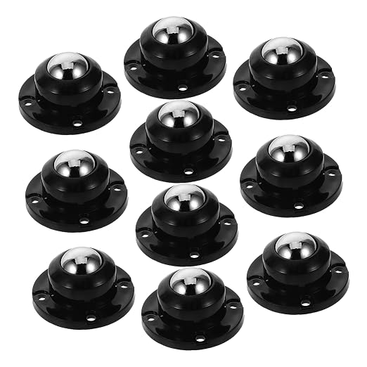 Luxshiny 10pcs Self Adhesive Appliance Casters Swivel Wheels by Luxshiny
