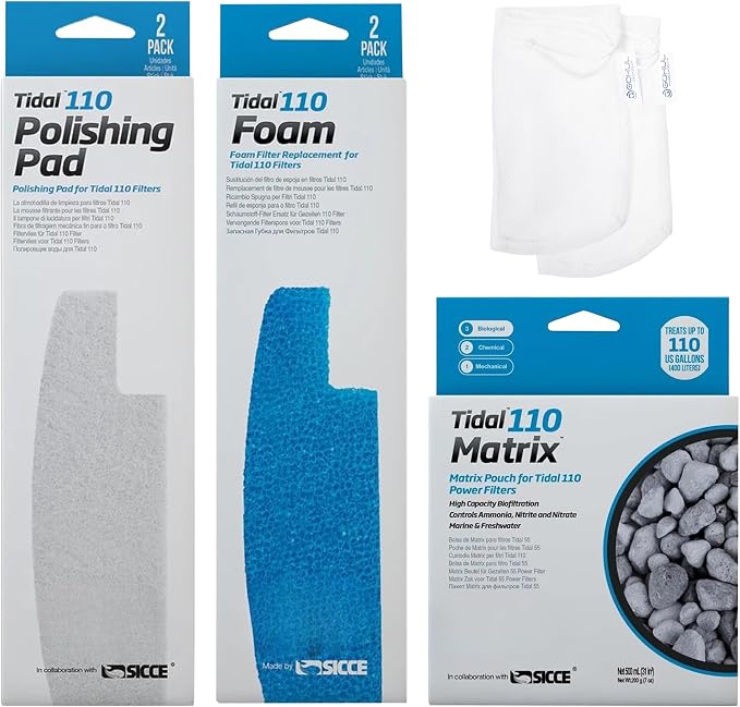 Tidal 110 Filter Maintenance and Replacement Filter Media Kit, Including Gokul by Unknown