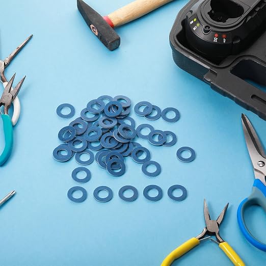 Mudder 30 Pieces Aluminum Engine Transmission Fluid Oil Crush Washers Drain - Image 4