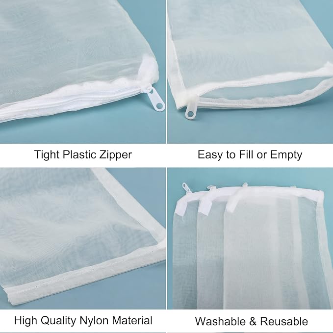 Segarty Aquarium Filter Bags High Flow, 10 Pack 0.15mm Mesh Bag 7.7 x 6 Inch - Image 5