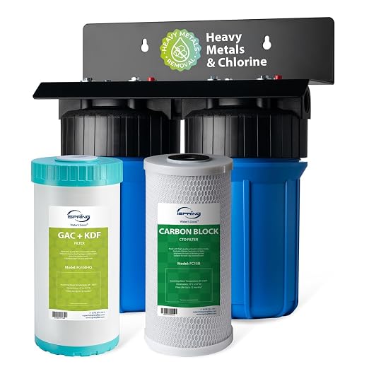 iSpring Heavy Metal Whole House Water Filter System, Sediment & Odor, 5-Layer by iSpring