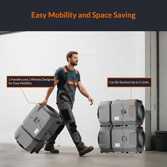 PURISYSTEMS 900 CFM Air Scrubber Commercial, Air Purifier - Image 7