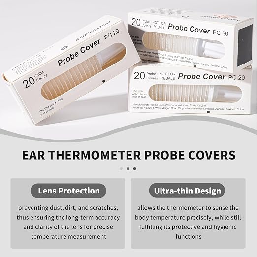 200 Counts Thermometer Ear Covers, Ear Thermometer Probe Covers, Lens - Image 5
