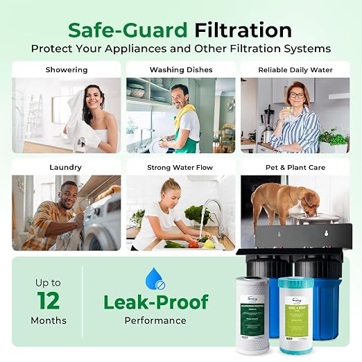 iSpring WGB21B-KSNC Whole House Water Filter System, SGS-Tested to Remove up to - Image 6